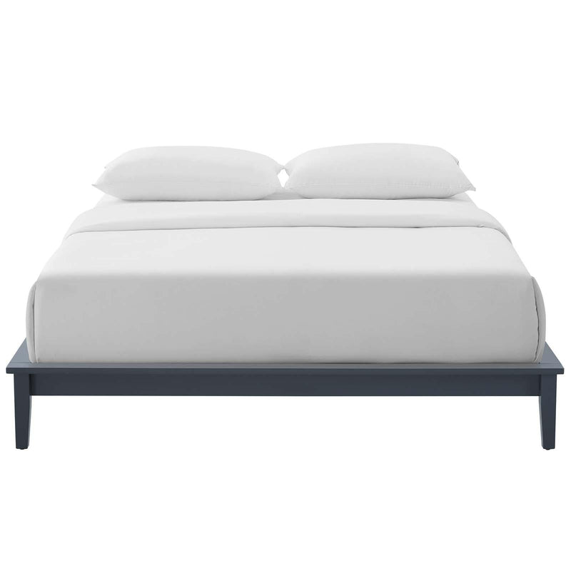 Lodge Full Wood Platform Bed Frame