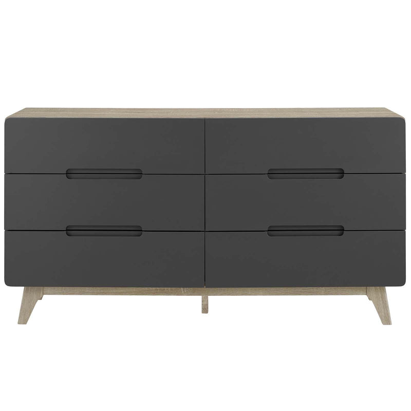 Origin Six-Drawer Wood Dresser or Display Stand
