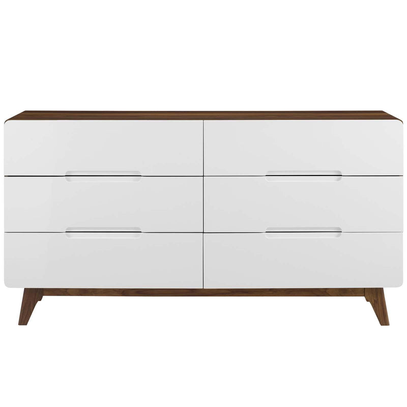 Origin Six-Drawer Wood Dresser or Display Stand