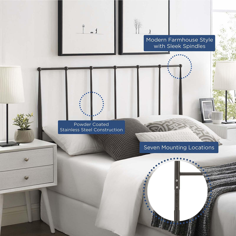 Kiana Full Metal Stainless Steel Headboard