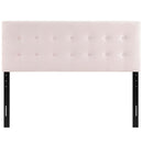 Emily King Biscuit Tufted Performance Velvet Headboard