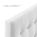 Lily Biscuit Tufted Full Performance Velvet Headboard