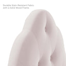 Sovereign Twin Diamond Tufted Performance Velvet Headboard