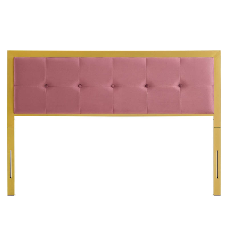 Teagan Tufted Full Performance Velvet Headboard
