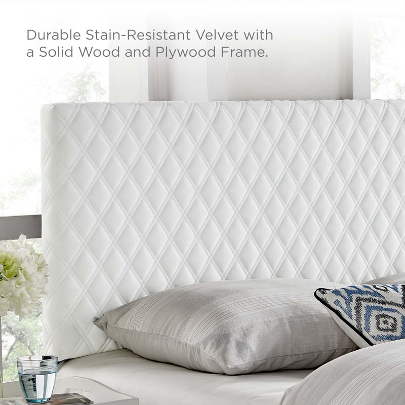 Angela Full/Queen Performance Velvet Headboard