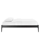 June King Wood Platform Bed Frame