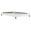 Harlow Queen Performance Velvet Platform Bed Frame