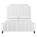 Lucille Queen Performance Velvet Platform Bed
