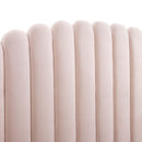 Lana Queen Performance Velvet Wingback Platform Bed