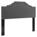 Lucia Twin Performance Velvet Headboard