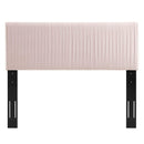 Eloise Channel Tufted Performance Velvet Twin Headboard