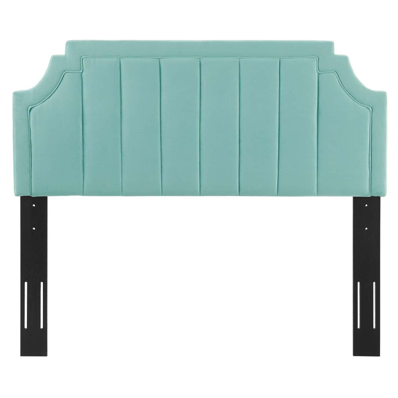 Alyona Channel Tufted Performance Velvet Full/Queen Headboard