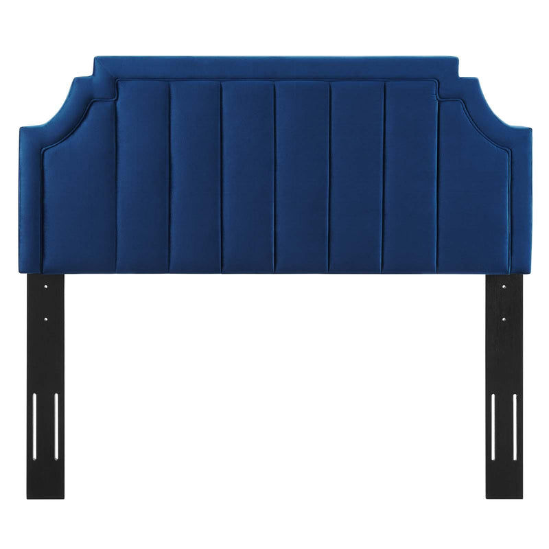 Alyona Channel Tufted Performance Velvet Full/Queen Headboard
