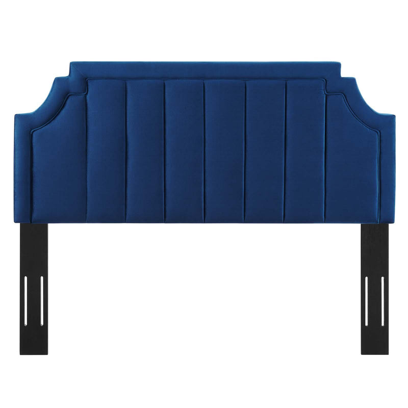 Alyona Channel Tufted Performance Velvet Full/Queen Headboard