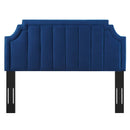 Alyona Channel Tufted Performance Velvet King/California Headboard