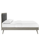 Willow Twin Wood Platform Bed With Splayed Legs