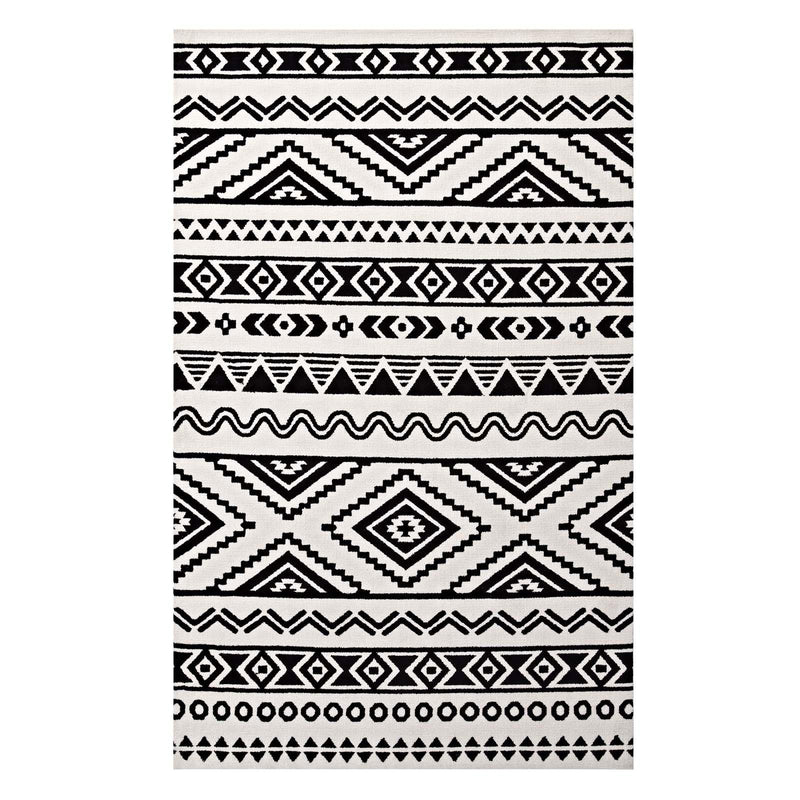 Haku Geometric Moroccan Tribal 5x8 Area Rug