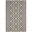 Jagged Geometric Diamond Trellis 5x8 Indoor and Outdoor Area Rug