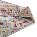Entourage Khalida Distressed Vintage Floral Lattice 5x8 Area Rug - Michael's Discount Furniture