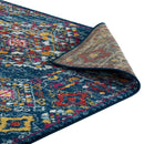 Entourage Khalida Distressed Vintage Floral Lattice 5x8 Area Rug - Michael's Discount Furniture