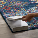 Entourage Khalida Distressed Vintage Floral Lattice 5x8 Area Rug - Michael's Discount Furniture