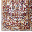 Entourage Jessa Distressed Vintage Floral Lattice 8x10 Area Rug - Michael's Discount Furniture