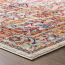Entourage Jessa Distressed Vintage Floral Lattice 8x10 Area Rug - Michael's Discount Furniture