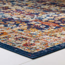 Entourage Jessa Distressed Vintage Floral Lattice 8x10 Area Rug - Michael's Discount Furniture