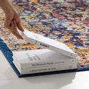 Entourage Jessa Distressed Vintage Floral Lattice 8x10 Area Rug - Michael's Discount Furniture