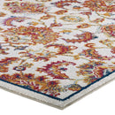 Entourage Azami Distressed Vintage Floral Lattice 8x10 Area Rug - Michael's Discount Furniture