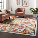 Entourage Azami Distressed Vintage Floral Lattice 8x10 Area Rug - Michael's Discount Furniture