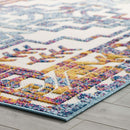 Reflect Nyssa Distressed Geometric Southwestern Aztec 8x10 Indoor/Outdoor Area Rug