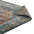 Tribute Diantha Distressed Vintage Floral Persian Medallion 5x8 Area Rug
