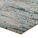 Tribute Eisley Rustic Distressed Transitional Diamond Lattice 8x10 Area Rug