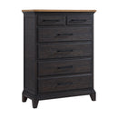 Montrose Storage Bedroom Set in Espresso & Brown