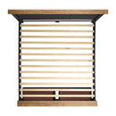 Montrose Storage Bedroom Set in Espresso & Brown
