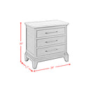 Montrose Nightstand with Charger & Sensor Light in Espresso & Brown - Michael's Discount Furniture