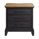 Montrose Nightstand with Charger & Sensor Light in Espresso & Brown - Michael's Discount Furniture