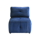 Nahla Modular Chair in Marine Dark Blue - Michael's Discount Furniture