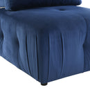 Nahla Modular Chair in Marine Dark Blue - Michael's Discount Furniture