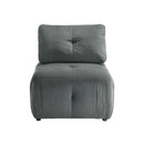 Nahla Modular Chair in Marine Light Grey - Michael's Discount Furniture