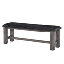 Nathan Bench W/Pu Padded Seat - Michael's Discount Furniture