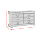 Northridge 8-Drawer Dresser in Cherry - Michael's Discount Furniture