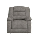 Odessa P3 Recliner W/Heat Massage, zero gravity, memory foam in Amount Grey - Michael's Discount Furniture