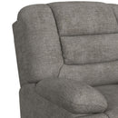 Odessa P3 Recliner W/Heat Massage, zero gravity, memory foam in Amount Grey - Michael's Discount Furniture