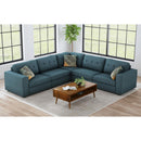 Options One Corner in Palmer Plus Teal with 1 Pillow 20"ÔøΩ - Michael's Discount Furniture