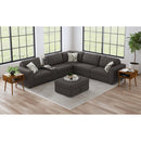 Options One 7PC Living Room Set in Palmer Plus Ash - Michael's Discount Furniture