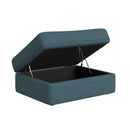 Options One 9PC Living Room Set in Palmer Plus Teal - Michael's Discount Furniture