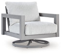 Hurley Park Outdoor Swivel Chair with Cushion - Michael's Discount Furniture