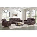 Panther 3PC Living Room Set in Neono Brown-Sofa, Loveseat & Recliner - Michael's Discount Furniture
